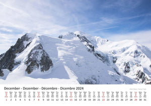 Edition Seidel Premium Kalender Die Alpen 2024 Format DIN A3 Wandkalender Schweiz Österreich Italien Deutschland Frankreich Berge Natur