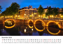 Laden Sie das Bild in den Galerie-Viewer, Edition Seidel Premium Kalender Amsterdam 2024 Format DIN A3 Wandkalender Europa Niederlande Holland Tulpen Grachten Brücken Metropole Skyline
