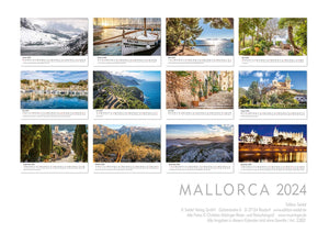 Edition Seidel Premium Kalender Mallorca 2024 Format DIN A3 Wandkalender Europa Spanien Palma Balearen Insel Mittelmeer Christian Müringer