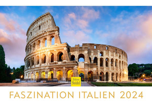 Edition Seidel Premium Kalender Faszination Italien 2024 Format DIN A3 Wandkalender Europa Colloseum Rom Mailand Pisa Venedig Florenz Toskana