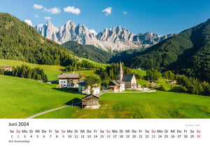 Edition Seidel Premium Kalender Faszination Alpen 2024 Format DIN A3 Wandkalender Naturkalender Deutschland Italien Österreich Frankreich Bayern Tirol Südtirol Berge