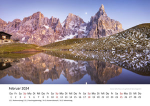 Edition Seidel Premium Kalender Dolomiten 2024 Format DIN A3 Wandkalender Europa Italien Italien Südtirol Bozen Seiser Alm Alpen Rainer Mirau