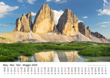 Laden Sie das Bild in den Galerie-Viewer, Edition Seidel Premium Kalender Gipfel der Alpen 2024 Format DIN A3 Wandkalender Deutschland Österreich Italien Frankreich Schweiz Bayern Tirol Südtirol Rainer Mirau
