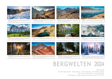 Laden Sie das Bild in den Galerie-Viewer, Edition Seidel Premium Kalender Bergwelten 2024 Format DIN A3 Wandkalender Berge Deutschland Harz Neuseeland Peru Italien Hawaii Bolivien Stefan Becker
