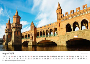 Edition Seidel Premium Kalender Berlin 2024 Format DIN A3 Wandkalender Europa Deutschland Hauptstadt Reichstag Bundeskanzleramt Spree Metropole Skyline