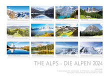 Laden Sie das Bild in den Galerie-Viewer, Edition Seidel Premium Kalender Die Alpen 2024 Format DIN A3 Wandkalender Schweiz Österreich Italien Deutschland Frankreich Berge Natur
