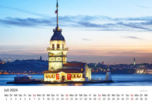 Laden Sie das Bild in den Galerie-Viewer, Edition Seidel Premium Kalender Istanbul 2024 Format DIN A3 Wandkalender Europa Asien Türkei Bosporus Brücke Hagia Sophia Moschee Metropole Skyline
