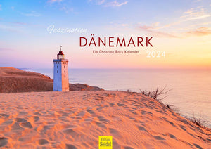 Edition Seidel Premium Kalender Faszination Dänemark 2024 Format DIN A3 Wandkalender Europa Skandinavien Dänemark Kopenhagen Nordsee Ostsee Strand Christian Bäck