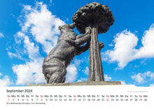 Laden Sie das Bild in den Galerie-Viewer, Edition Seidel Premium Kalender Madrid 2024 Format DIN A3 Wandkalender Europa Spanien Hauptstadt Königspalast Plaza Palacio Skyline
