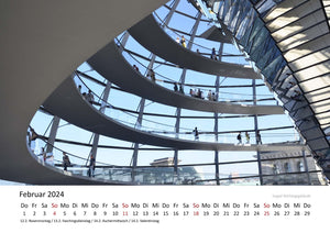 Edition Seidel Premium Kalender Berlin 2024 Format DIN A3 Wandkalender Europa Deutschland Hauptstadt Reichstag Bundeskanzleramt Spree Metropole Skyline