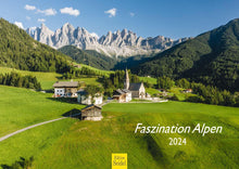 Laden Sie das Bild in den Galerie-Viewer, Edition Seidel Premium Kalender Faszination Alpen 2024 Format DIN A3 Wandkalender Naturkalender Deutschland Italien Österreich Frankreich Bayern Tirol Südtirol Berge
