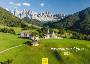 Edition Seidel Premium Kalender Faszination Alpen 2024 Format DIN A3 Wandkalender Naturkalender Deutschland Italien Österreich Frankreich Bayern Tirol Südtirol Berge