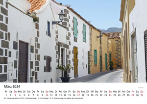 Edition Seidel Premium Kalender Gran Canaria 2024 Format DIN A3 Wandkalender Europa Spanien Kanarische Inseln Las Palmas Berge