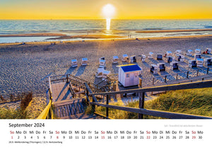 Edition Seidel Premium Kalender Das Wattenmeer 2024 Format DIN A3 Wandkalender Deutschland Nordsee Küste Meer Strand Ostfriesland Andrea Dreegmeyer