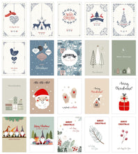 Laden Sie das Bild in den Galerie-Viewer, Edition Seidel Set 20 Premium Designer Weihnachtskarten mit Briefumschlag - Karten Weihnachten Postkarten
