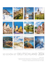 Laden Sie das Bild in den Galerie-Viewer, Edition Seidel Premium Kalender So schön ist Deutschland 2024 Format DIN A3 Wandkalender Königssee Bodensee Meersburg Kloster Schöntal Limburg Heidelberg Christian Müringer
