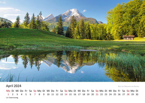 Edition Seidel Premium Kalender Bayern Highlights zwischen Main und Königssee 2024 Format DIN A3 Wandkalender Europa Deutschland Bayern Ettal Seen Berge Schlösser Altstädte Christian Müringer