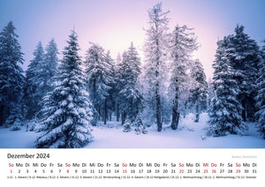 Edition Seidel Premium Kalender Bergwelten 2024 Format DIN A3 Wandkalender Berge Deutschland Harz Neuseeland Peru Italien Hawaii Bolivien Stefan Becker