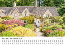 Laden Sie das Bild in den Galerie-Viewer, Edition Seidel Premium Kalender Cotswolds International 2024 Format DIN A3 Wandkalender Großbritannien Südengland Castle Cottages Kirchplatz Altstadt Landschaft Christian Müringer
