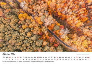 Edition Seidel Premium Kalender Terra Die Erde von Oben 2024 Format DIN A3 Wandkalender Naturkalender Welt Nadelwald Gletscher Flusslandschaften Tulpenfelder