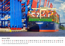 Laden Sie das Bild in den Galerie-Viewer, Edition Seidel Premium Kalender Hamburg 2024 Format DIN A3 Wandkalender Deutschland Norddeutschland Hafen Elbe Alster Metropole
