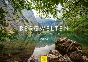 Edition Seidel Premium Kalender Bergwelten 2024 Format DIN A3 Wandkalender Berge Deutschland Harz Neuseeland Peru Italien Hawaii Bolivien Stefan Becker