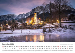 Edition Seidel Premium Kalender Bayern Highlights zwischen Main und Königssee 2024 Format DIN A3 Wandkalender Europa Deutschland Bayern Ettal Seen Berge Schlösser Altstädte Christian Müringer