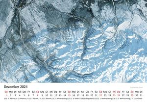 Edition Seidel Premium Kalender Terra Die Erde von Oben 2024 Format DIN A3 Wandkalender Naturkalender Welt Nadelwald Gletscher Flusslandschaften Tulpenfelder