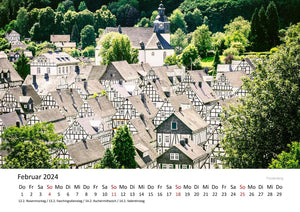 Edition Seidel Premium Kalender Schönes Deutschland 2024 Format DIN A3 Wandkalender Schloss Neuschwanstein Allgäuer Alpen Saarschleife Lüneburger Heide