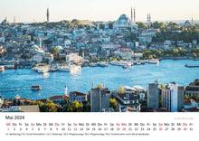 Laden Sie das Bild in den Galerie-Viewer, Edition Seidel Premium Kalender Istanbul 2024 Format DIN A3 Wandkalender Europa Asien Türkei Bosporus Brücke Hagia Sophia Moschee Metropole Skyline
