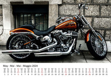 Laden Sie das Bild in den Galerie-Viewer, Edition Seidel Premium Kalender Fascination Harleys International 2024 Format DIN A3 Wandkalender Motorräder Harley Bike Biker Hobby
