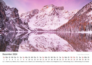 Edition Seidel Premium Kalender Dolomiten 2024 Format DIN A3 Wandkalender Europa Italien Italien Südtirol Bozen Seiser Alm Alpen Rainer Mirau