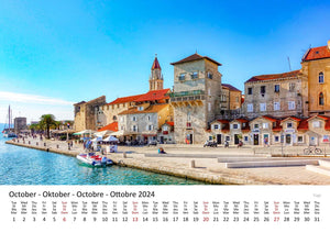 Edition Seidel Premium Kalender Kroatien 2024 Format DIN A3 Wandkalender Europa Balkan Halbinsel Adria Meer Nationalpark