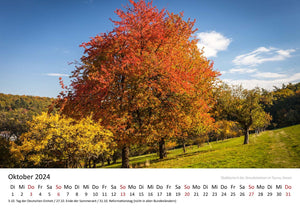 Edition Seidel Premium Kalender Deutschlands Naturparadiese 2024 Format DIN A3 Wandkalender Europa Deutschland Schleswig-Holstein Mecklenburg-Vorpommern Bayern Alpen Meer Küste Christian Müringer