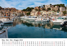 Laden Sie das Bild in den Galerie-Viewer, Edition Seidel Premium Kalender Mallorca International 2024 Format DIN A3 Wandkalender Europa Spanien Palma Balearen Insel Mittelmeer
