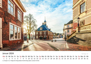 Edition Seidel Premium Kalender Traum vom Ostfriesland 2024 Format DIN A3 Wandkalender Deutschland Niedersachsen Nordsee Emden Norddeich Manningaburg Evenburg Andrea Dreegmeyer