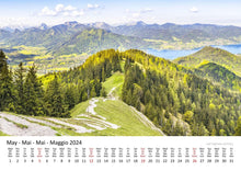 Laden Sie das Bild in den Galerie-Viewer, Edition Seidel Premium Kalender Die Alpen 2024 Format DIN A3 Wandkalender Schweiz Österreich Italien Deutschland Frankreich Berge Natur
