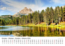 Laden Sie das Bild in den Galerie-Viewer, Edition Seidel Premium Kalender Die Alpen 2024 Format DIN A3 Wandkalender Schweiz Österreich Italien Deutschland Frankreich Berge Natur
