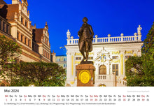 Laden Sie das Bild in den Galerie-Viewer, Edition Seidel Premium Kalender Leipzig 2024 Format DIN A3 Wandkalender Europa Deutschland Sachsen Goethe-Denkmal Opernhaus Augustusplatz Metropole Dieterich Fotografie
