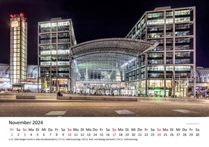 Edition Seidel Premium Kalender Berlin 2024 Format DIN A3 Wandkalender Europa Deutschland Hauptstadt Reichstag Bundeskanzleramt Spree Metropole Skyline