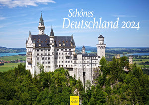 Edition Seidel Premium Kalender Schönes Deutschland 2024 Format DIN A3 Wandkalender Schloss Neuschwanstein Allgäuer Alpen Saarschleife Lüneburger Heide