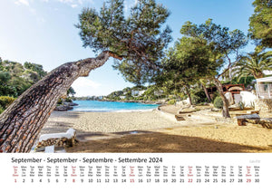 Edition Seidel Premium Kalender Mallorca International 2024 Format DIN A3 Wandkalender Europa Spanien Palma Balearen Insel Mittelmeer