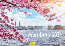 Laden Sie das Bild in den Galerie-Viewer, Edition Seidel Premium Kalender Hamburg 2024 Format DIN A3 Wandkalender Deutschland Norddeutschland Hafen Elbe Alster Metropole
