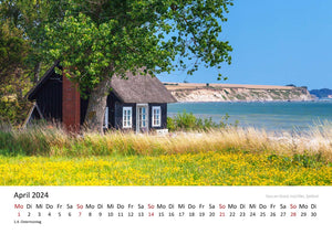 Edition Seidel Premium Kalender Faszination Dänemark 2024 Format DIN A3 Wandkalender Europa Skandinavien Dänemark Kopenhagen Nordsee Ostsee Strand Christian Bäck