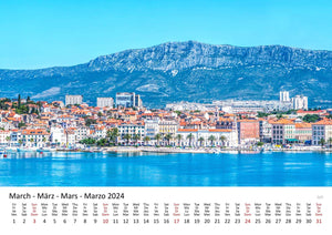 Edition Seidel Premium Kalender Kroatien 2024 Format DIN A3 Wandkalender Europa Balkan Halbinsel Adria Meer Nationalpark