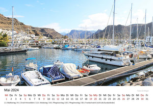 Edition Seidel Premium Kalender Gran Canaria 2024 Format DIN A3 Wandkalender Europa Spanien Kanarische Inseln Las Palmas Berge