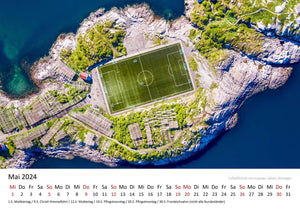 Edition Seidel Premium Kalender Terra Die Erde von Oben 2024 Format DIN A3 Wandkalender Naturkalender Welt Nadelwald Gletscher Flusslandschaften Tulpenfelder