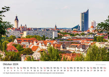 Laden Sie das Bild in den Galerie-Viewer, Edition Seidel Premium Kalender Leipzig 2024 Format DIN A3 Wandkalender Europa Deutschland Sachsen Goethe-Denkmal Opernhaus Augustusplatz Metropole Dieterich Fotografie
