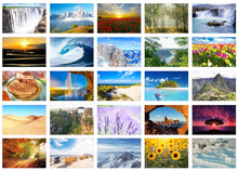 Laden Sie das Bild in den Galerie-Viewer, Edition Seidel Set 50 Premium Postkarten Landschaften
