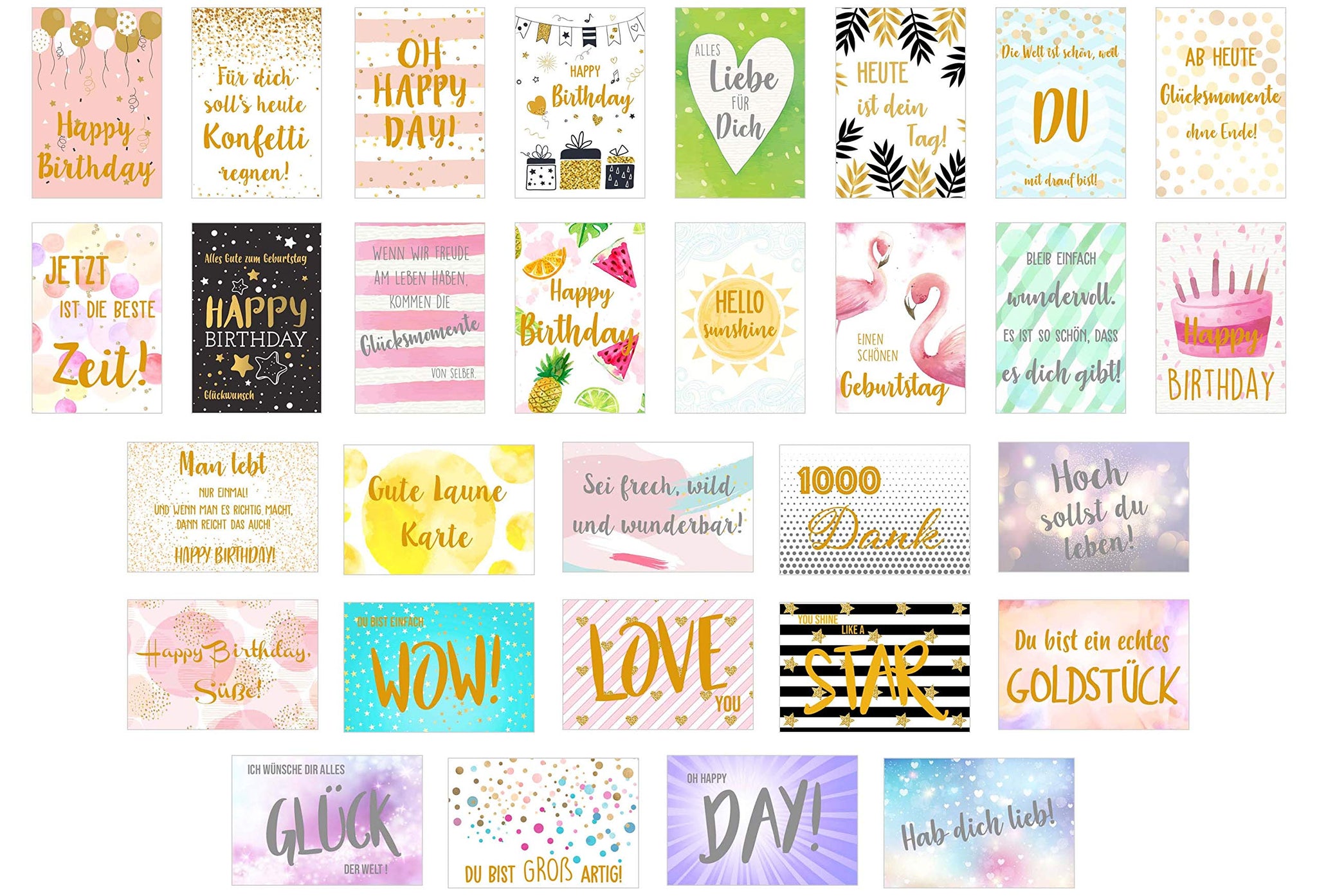 Edition Colibri, Le Quattro Stagioni - Set Di 20 Cartoline Raffiguranti Paesaggi Naturali, (20 Diversi Motivi) In Primavera, Estate, Autunno E Inverno